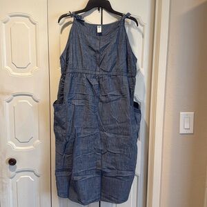 Maternity Chambray Dress